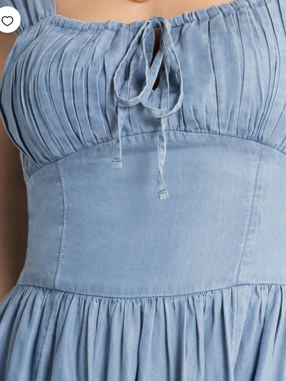 Jessica Simpson Nicolette Milkmaid Paneled Dress Sz L w MEASUREMENTS + Pockets!
